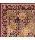 Kas Cambridge Cam7325 Area Rug Kas Cambridge 7325 Red Kashan Panel Area Rug 7'7" Octagon