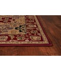 Kas Cambridge Cam7325 Area Rug Kas Cambridge 7325 Red Kashan Panel Area Rug 7'7" Octagon