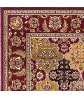 Kas Cambridge Cam7325 Area Rug Kas Cambridge 7325 Red Kashan Panel Area Rug 7'7" Octagon
