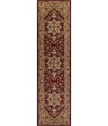 Kas Cambridge 7326 Red/Beige Kashan Medallion Area Rug 7'7" Round