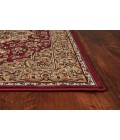 Kas Cambridge 7326 Red/Beige Kashan Medallion Area Rug 7'7" Round