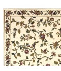 Kas Cambridge Cam7331 Area Rug Kas Cambridge 7331 Ivory Floral Vine Area Rug 2'3" x 3'3"