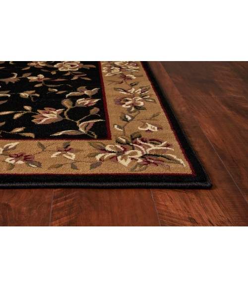 Kas Cambridge 7336 Black/Beige Floral Delight Area Rug 9'10" X 13'2"