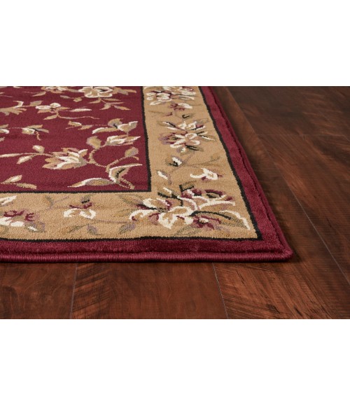 Kas Cambridge 7337 Red/Beige Floral Delight Area Rug 7'7" x 10'10"