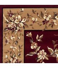 Kas Cambridge 7337 Red/Beige Floral Delight Area Rug 7'7" x 10'10"