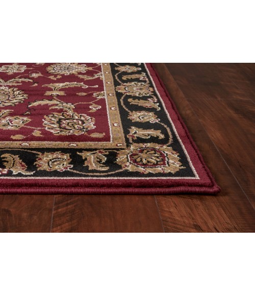 Kas Cambridge 7342 Red/Black Bijar Area Rug 20" x 31"