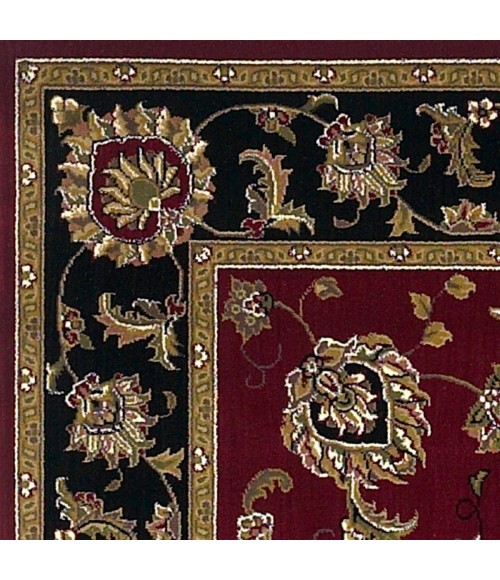 Kas Cambridge 7342 Red/Black Bijar Area Rug 20" x 31"