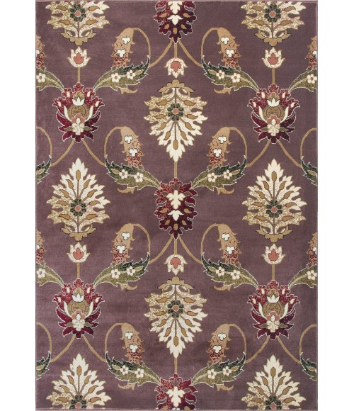 Kas Cambridge 7363 Plum Palazzo Area Rug 7'7" Octagon