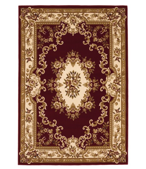 Kas Corinthian 5308 Red/Ivory Aubusson Area Rug 2'2" x 7'11" Runner