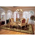 Kas Corinthian 5308 Red/Ivory Aubusson Area Rug 2'2" x 7'11" Runner