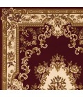 Kas Corinthian 5308 Red/Ivory Aubusson Area Rug 2'2" x 7'11" Runner