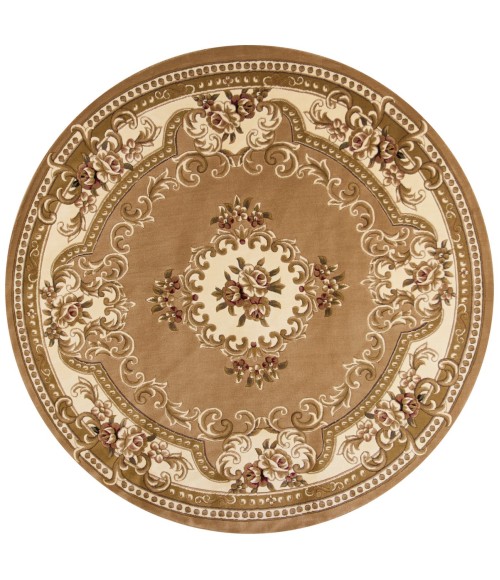 Kas Corinthian 5309 Beige/Ivory Aubusson Area Rug 2'2" x 7'11" Runner