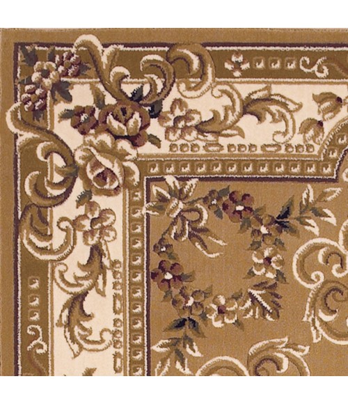 Kas Corinthian 5309 Beige/Ivory Aubusson Area Rug 2'2" x 7'11" Runner