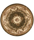Kas Corinthian 5312 Green/Ivory Aubusson Area Rug 2'2" x 7'11" Runner