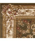 Kas Corinthian 5312 Green/Ivory Aubusson Area Rug 2'2" x 7'11" Runner
