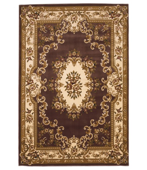 Kas Corinthian 5313 Plum/Ivory Aubusson Area Rug 2'2" x 7'11" Runner