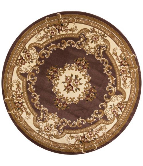 Kas Corinthian 5313 Plum/Ivory Aubusson Area Rug 2'2" x 7'11" Runner