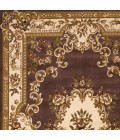 Kas Corinthian 5313 Plum/Ivory Aubusson Area Rug 2'2" x 7'11" Runner