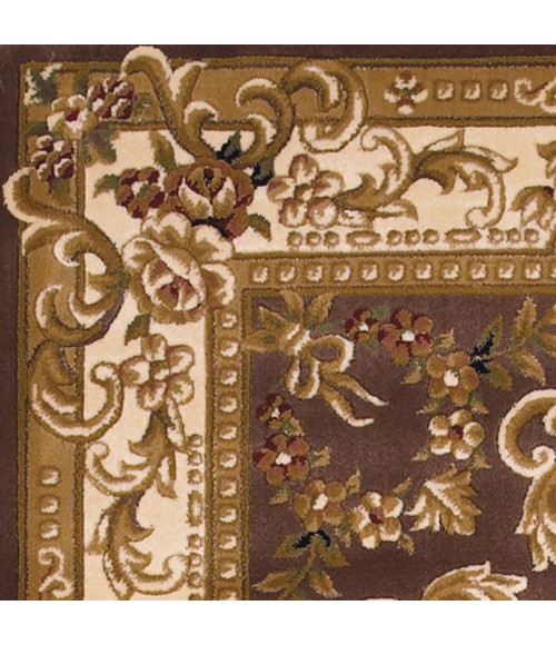 Kas Corinthian 5313 Plum/Ivory Aubusson Area Rug 2'2" x 7'11" Runner