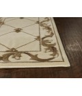 Kas Corinthian Cor5318 Area Rug Kas Corinthian 5318 Ivory Fleur-De-Lis Area Rug 7'7" Round