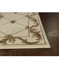 Kas Corinthian 5318 Ivory Fleur-De-Lis Area Rug 2'2" x 7'11" Runner