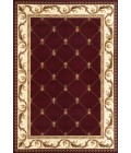 Kas Corinthian 5319 Red Fleur-De-Lis Area Rug 20" x 31"