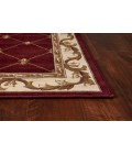 Kas Corinthian 5319 Red Fleur-De-Lis Area Rug 20" x 31"