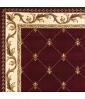 Kas Corinthian 5319 Red Fleur-De-Lis Area Rug 3'3" x 4'11"
