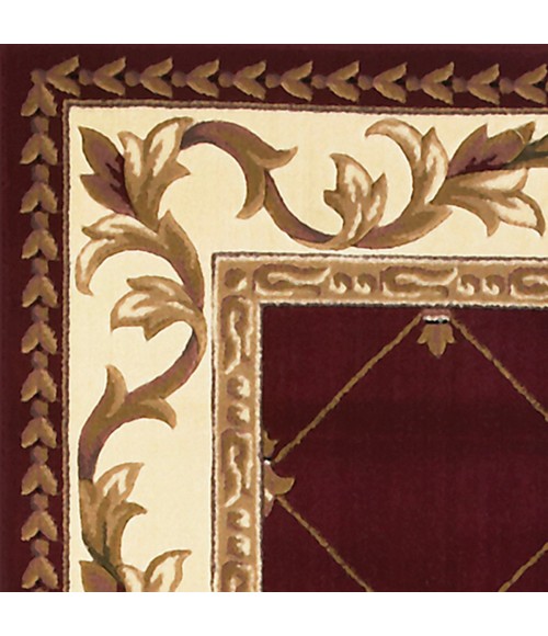 Kas Corinthian 5319 Red Fleur-De-Lis Area Rug 3'3" x 4'11"