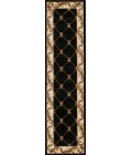 Kas Corinthian 5321 Black  Fleur-De-Lis Area Rug 2'3" x 3'3"