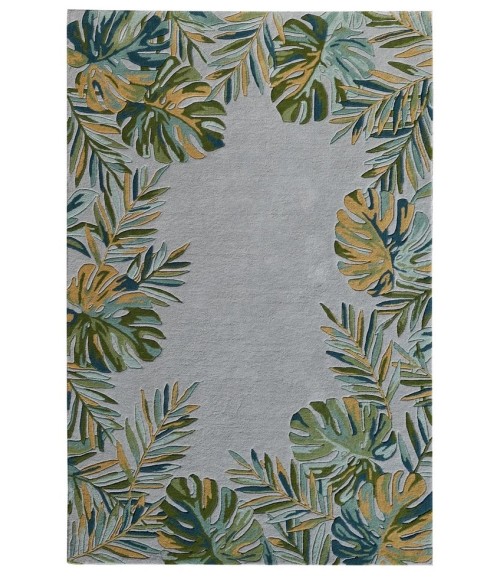 Kas Cove 3003 Grey/Green Tropics Area Rug
