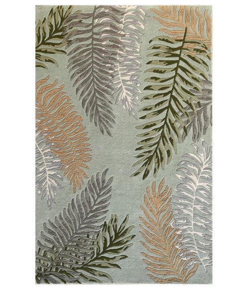 Kas Cove 3007 Seafoam Ferns Area Rug