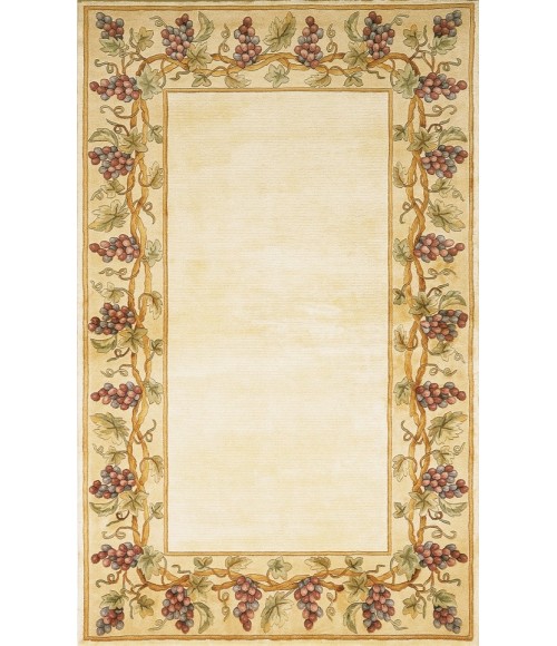 Kas Emerald Eme9058 Area Rug Kas Emerald 9058-Ivory-4x6 Rug