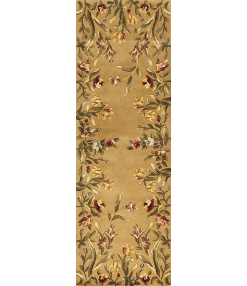 Kas Emerald 9080-Gold-8Runner Rug