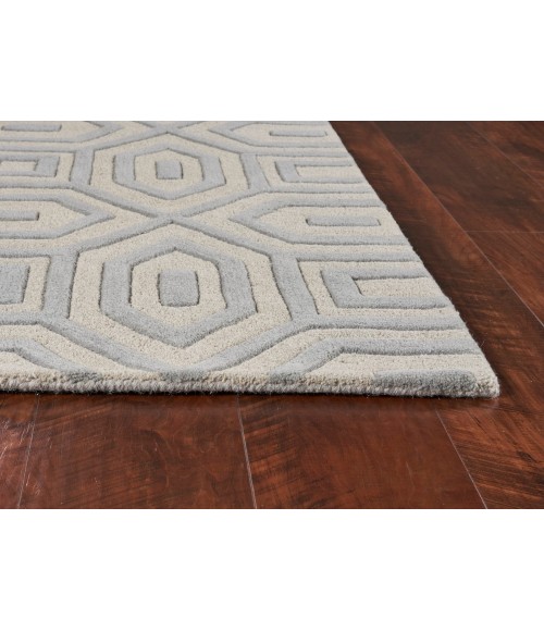Kas Eternity Ete1062 Area Rug Kas Eternity 1062 Grey Escape Area Rug 2'3" x 7'6" Runner