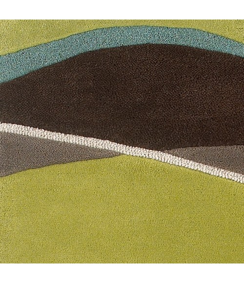 Kas Eternity 1084 Lime/Mocha Landscapes Area Rug 5' x 8'