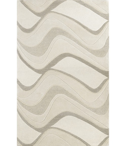 Kas Eternity 1085 Ivory Waves Area Rug 27" X 45"