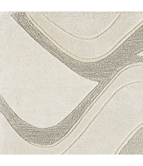 Kas Eternity 1085 Ivory Waves Area Rug 27" X 45"