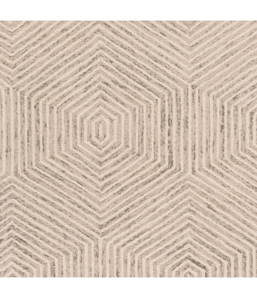 Kas Gramercy Gra1607 Area Rug Kas Gramercy 1607 Ivory Honeycomb Area Rug 27" X 45"