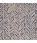 Kas Gramercy Gra1611 Area Rug Kas Gramercy 1611 Blue Heather Herringbone Area Rug 5' x 7'