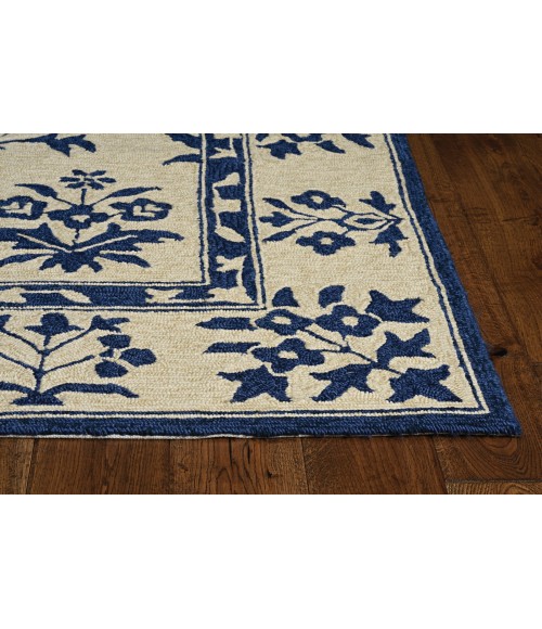 Kas Harbor 4208 Sand/Blue Haven Area Rug 5' x 7'6"