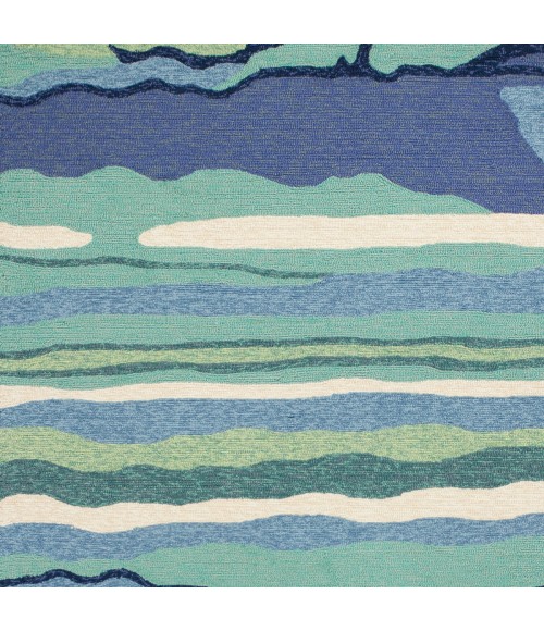 Kas Harbor Har4216 Area Rug Kas Harbor 4216 Ocean Lagoon Area Rug 2' x 3'