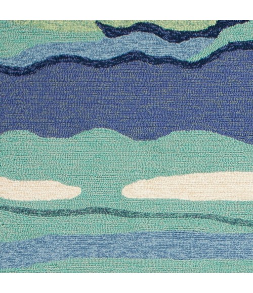 Kas Harbor Har4216 Area Rug Kas Harbor 4216 Ocean Lagoon Area Rug 2' x 3'