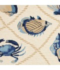 Kas Harbor 4217 Sand Seaside Area Rug 7'6" Round