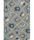 Kas Harbor 4219 Grey Seaside Area Rug 7'6" Round