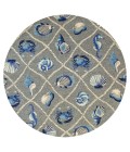 Kas Harbor 4219 Grey Seaside Area Rug 7'6" Round
