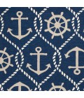 Kas Harbor Har4220 Area Rug Kas Harbor 4220 Navy Marina Area Rug 2' x 3'