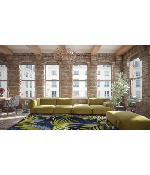 Kas Harbor 4243 Ink Blue Playa Area Rug 5' x 7'6"