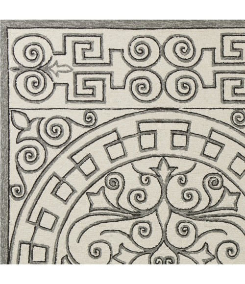 Kas Harbor 4246 Ivory/Grey Irongate Area Rug 3'3" x 5'3"