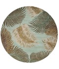 Kas Havana 2612 Aqua Fern View Area Rug 30" X 50"